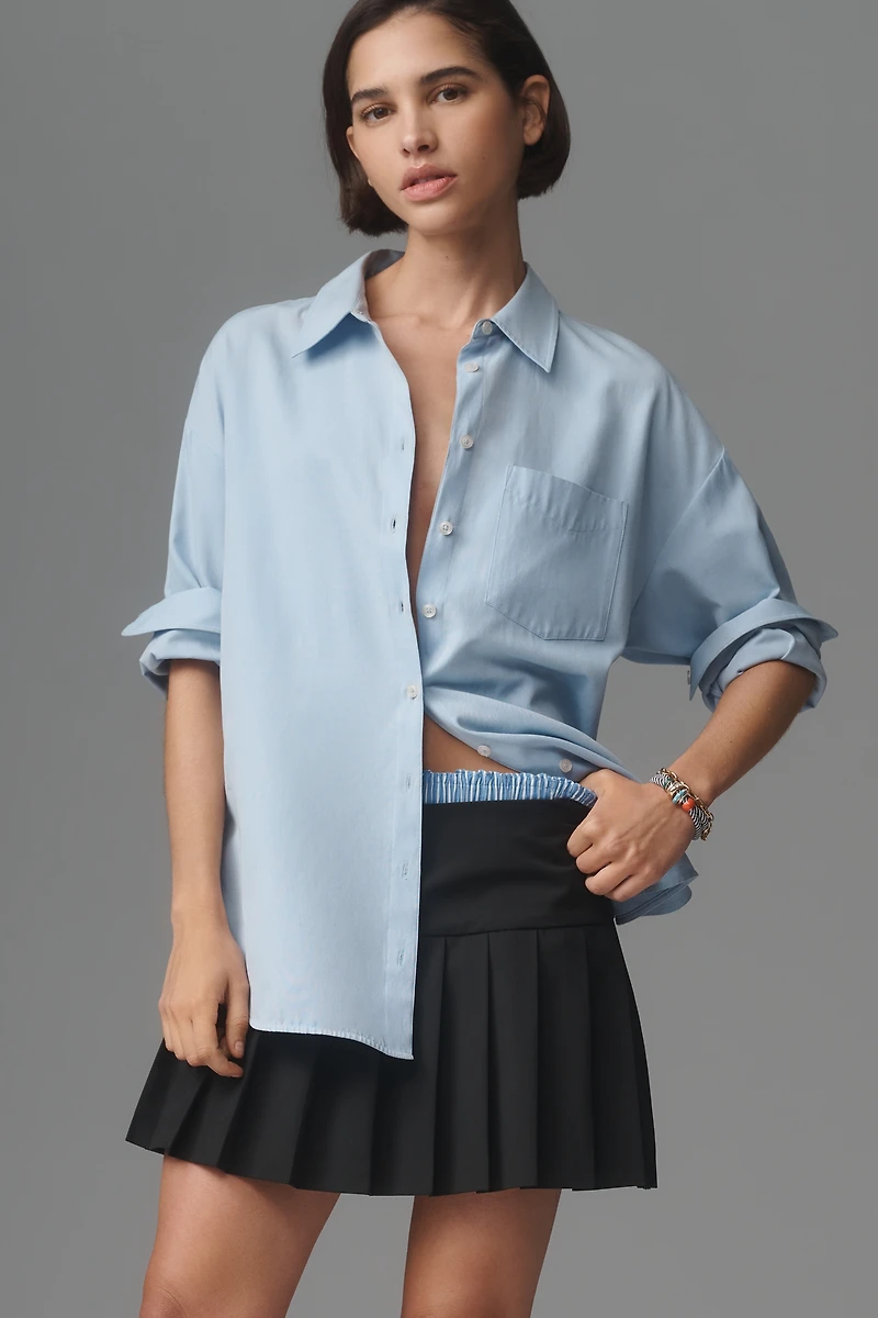 English Factory Pleated Mini Skort