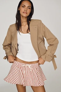 Avec Les Filles Cotton Flowy Skort