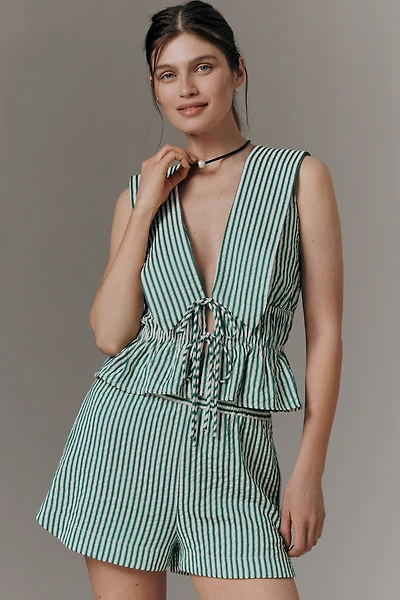 WAYF Seersucker Shorts