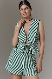 WAYF Seersucker Shorts