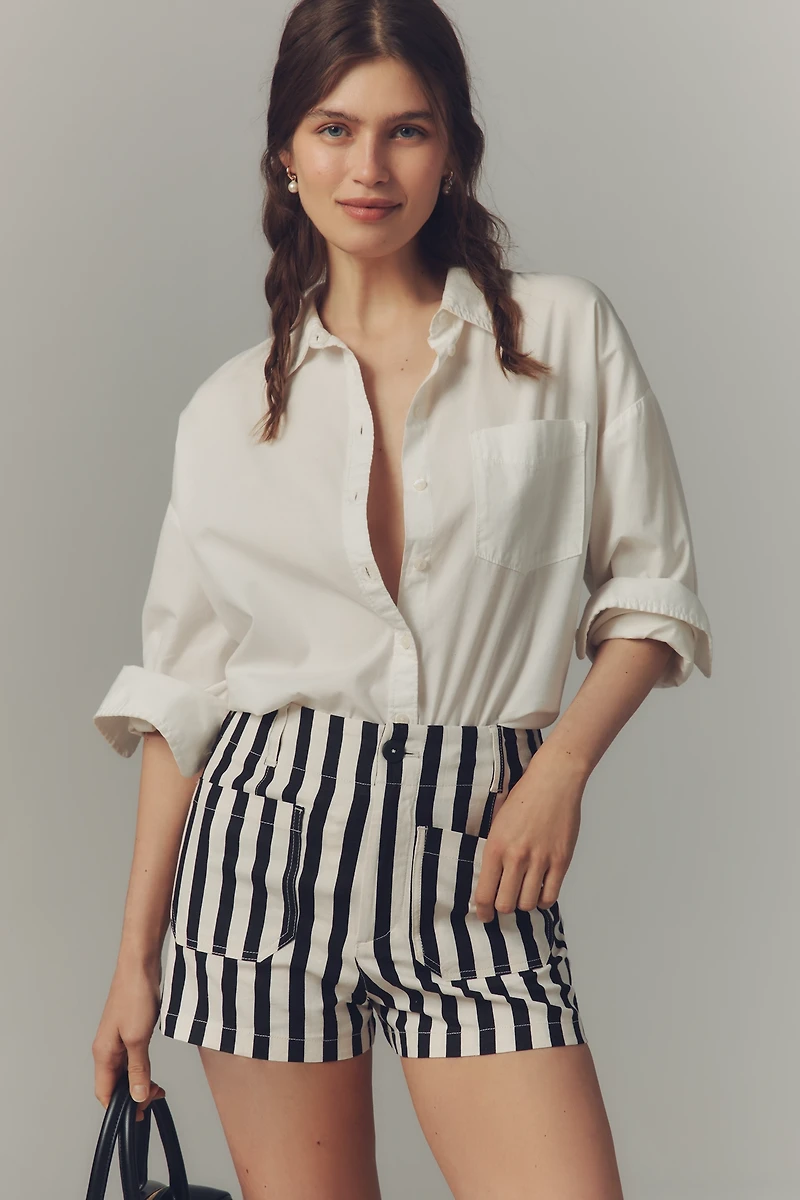 The Colette Linen Blend Shorts by Maeve