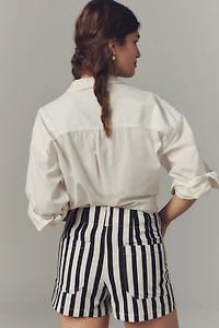 The Colette Linen Blend Shorts by Maeve