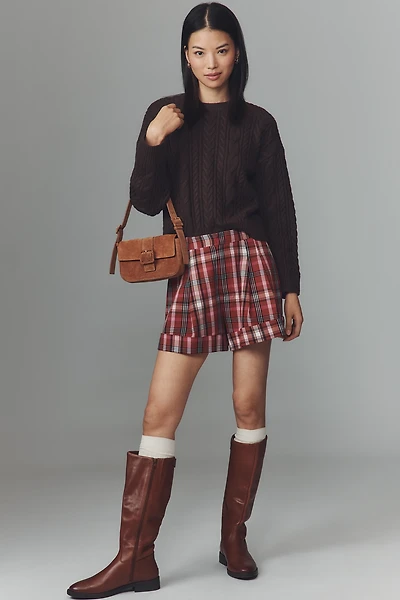 The Avery Pleated Trouser Shorts by Maeve