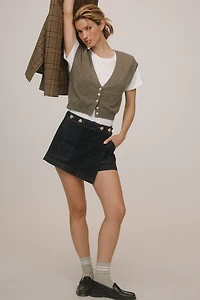 The Kit High-Rise Utility Skort by Pilcro