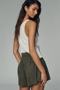 Pilcro Linen Blend Skirty Shorts