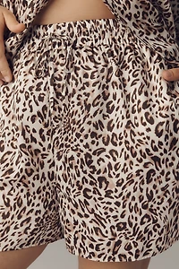 Maeve Printed Silky Shorts