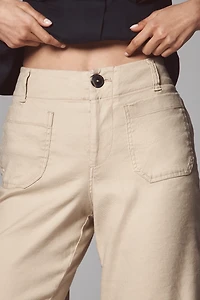 The Colette Linen Blend Longline Shorts by Maeve