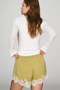 Rococo Lace-Trim Shorts