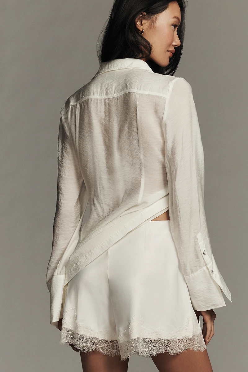 The Tilda Lace-Trim Shorts