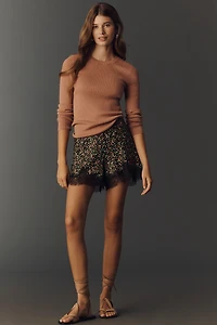 The Tilda Lace-Trim Shorts