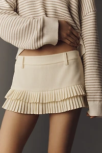 Lioness Pleated Hem Mini Skort