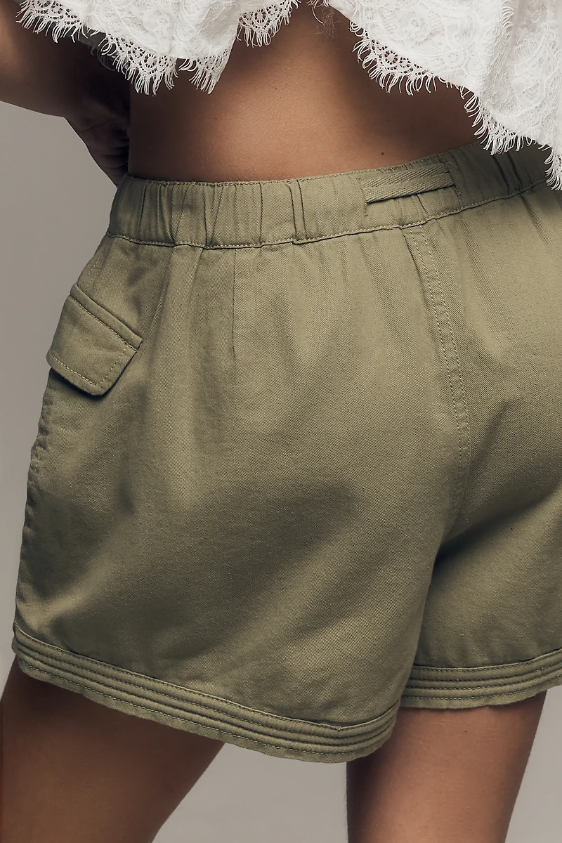 Pilcro Ruched Flight Shorts