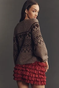 The Frolic Martha Lace Ruffle Shorts