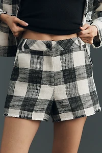 Central Park West Plaid Shorts