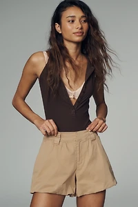 Sanctuary Bubble-Hem Shorts