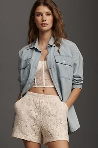 Sanctuary Lace Track Shorts