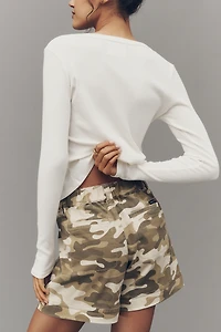 Sanctuary Wander On Camo Shorts