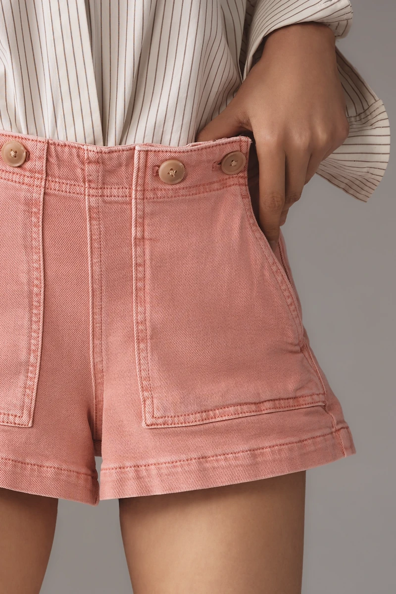 The Kit Regenerative Cotton Shorts by Pilcro