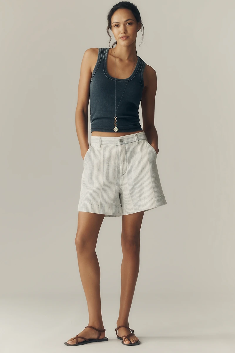 LE JEAN 100% Cotton Trouser Shorts