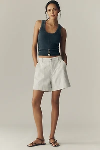 LE JEAN 100% Cotton Trouser Shorts