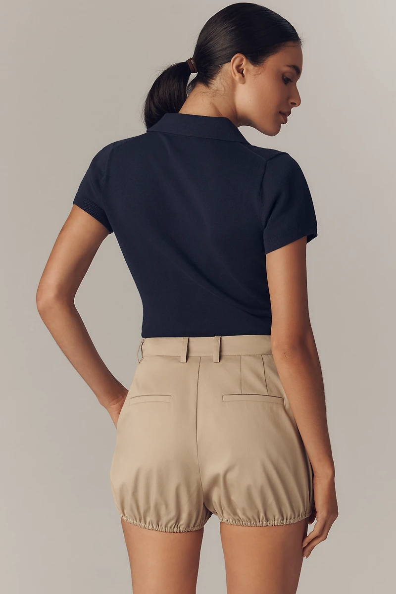 SER.O.YA Jo Pleated Bubble Shorts