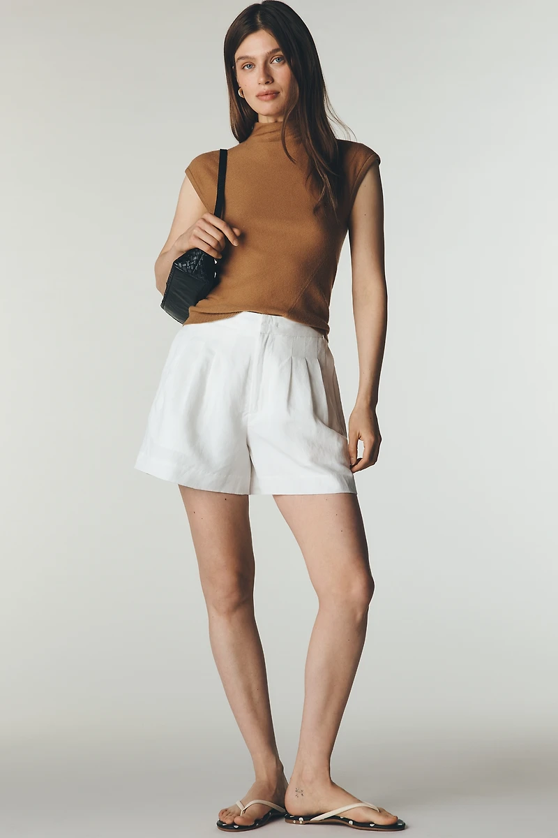 rag & bone Chappell Tailored Linen Shorts