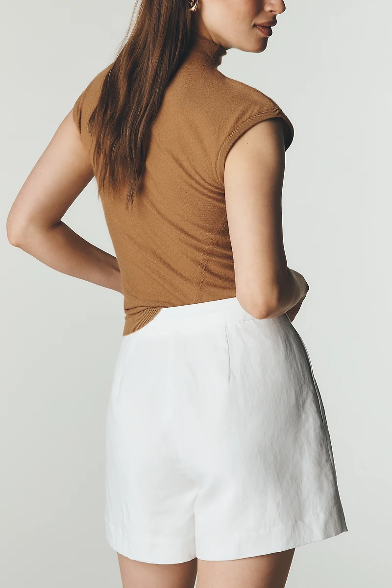 rag & bone Chappell Tailored Linen Shorts