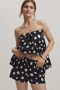 Maeve Poplin High-Rise Pull-On Shorts