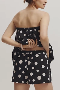 Maeve Poplin High-Rise Pull-On Shorts