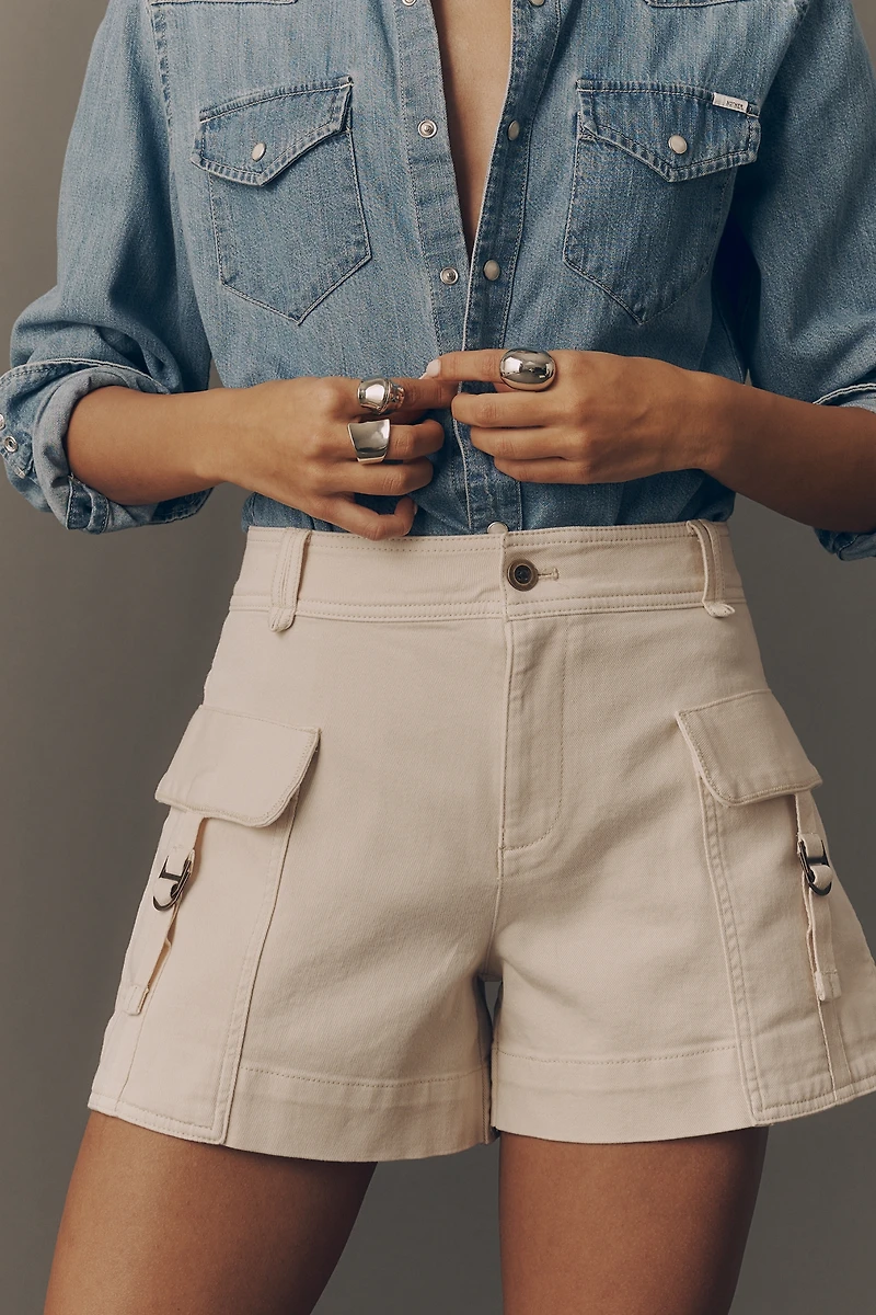By Anthropologie Utility Buckle Shorts