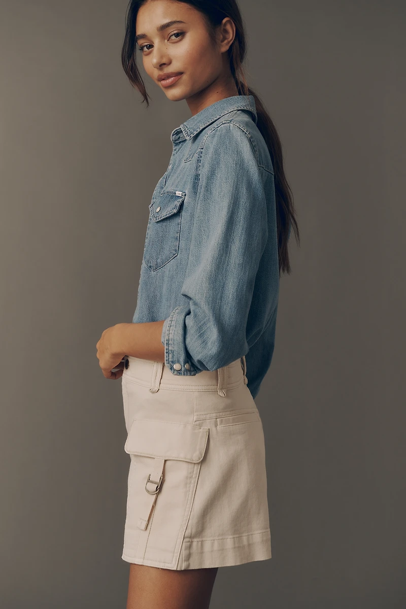 By Anthropologie Utility Buckle Shorts