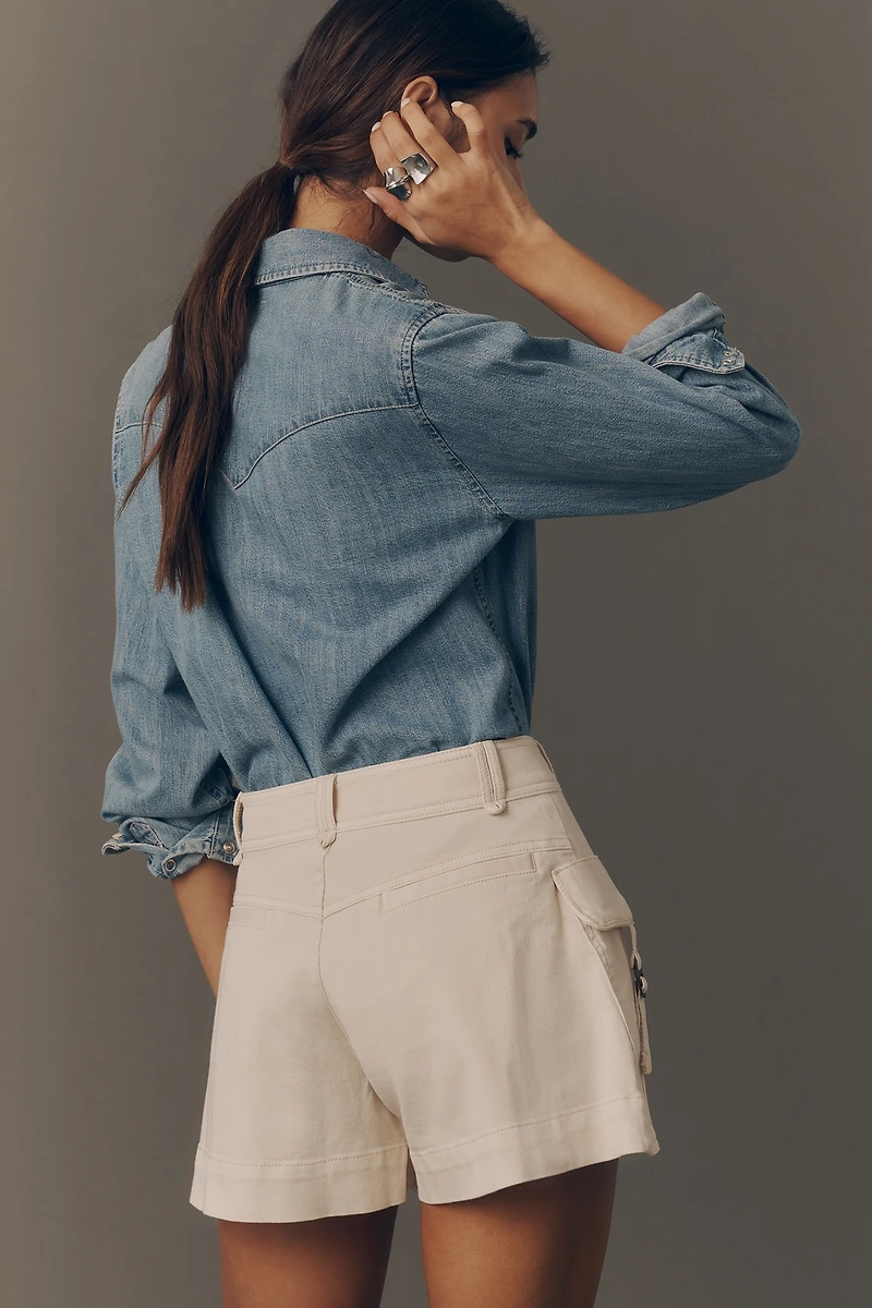 By Anthropologie Utility Buckle Shorts