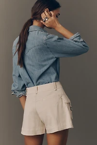 By Anthropologie Utility Buckle Shorts