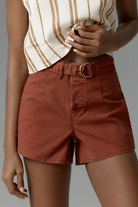 Pilcro Belted Camp Shorts
