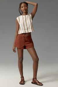Pilcro Belted Camp Shorts