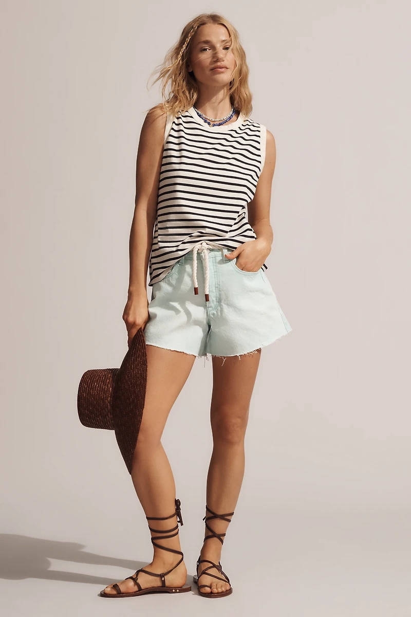 The Devon Denim Shorts by Pilcro: Spray Color Edition