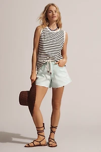 The Devon Denim Shorts by Pilcro: Spray Color Edition