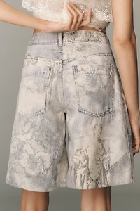 The Adi Mid-Rise Relaxed Bermuda Shorts by Pilcro