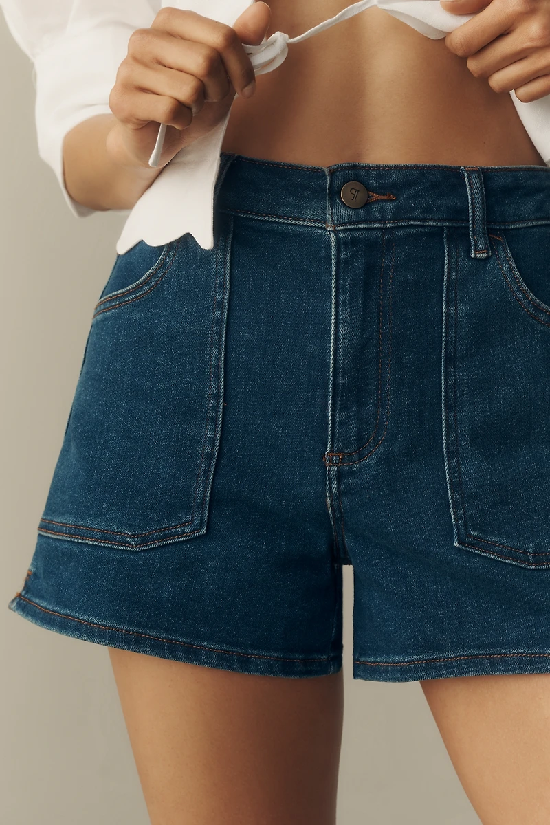 The Rylan High-Rise Shorts by Pilcro