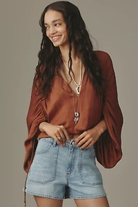 The Rylan High-Rise Shorts by Pilcro