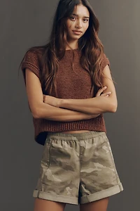 The Izzie Relaxed Pull-On Shorts by Pilcro