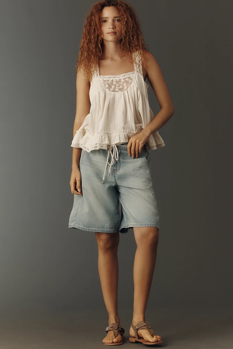 Adi Pull-On Long Shorts by Pilcro