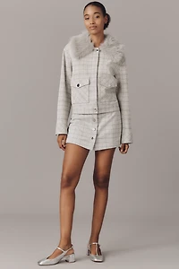 Maeve Cozy Plaid Skort