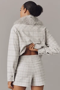 Maeve Cozy Plaid Skort