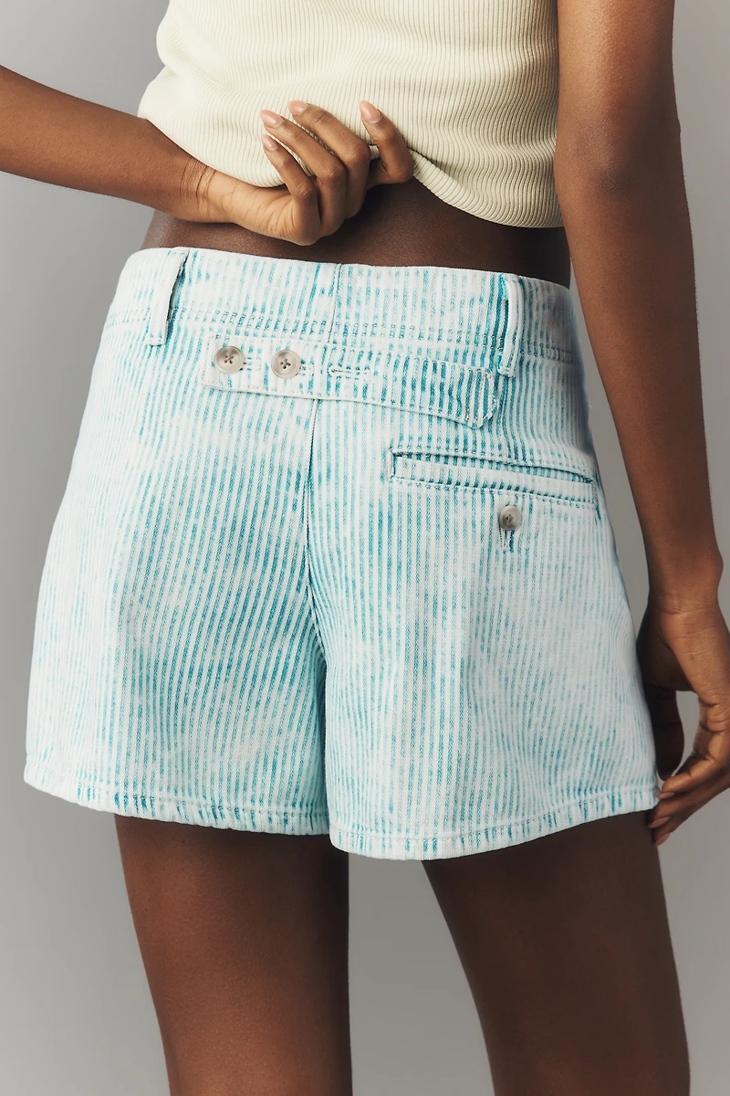 Pilcro 100% Cotton Pleated Trouser Shorts