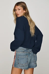 Pilcro Denim Track Shorts