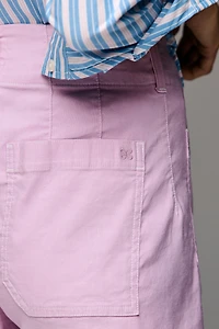 The Colette Contrast-Stitch Shorts by Maeve