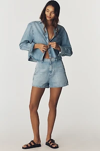 7 For All Mankind Linen-Blend Shorts