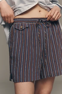 Brooklin Printed Shorts by Maeve