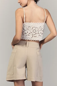 Pilcro High-Rise Utility Baggy Shorts